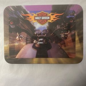 Harley Davidson Tin with playing cards